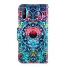 For OPPO Realme C3 3D Colored Drawing Horizontal Flip PU Leather Case with Holder & Card Slots & Wallet(Mandala) - 3