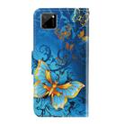 For OPPO Realme C11 3D Colored Drawing Horizontal Flip PU Leather Case with Holder & Card Slots & Wallet(Jade Butterfly) - 3