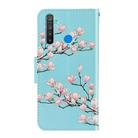 For OPPO Realme 5 Pro 3D Colored Drawing Horizontal Flip PU Leather Case with Holder & Card Slots & Wallet(Magnolia) - 3