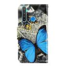 For OPPO Realme 5 Pro 3D Colored Drawing Horizontal Flip PU Leather Case with Holder & Card Slots & Wallet(A Butterfly) - 3