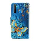 For OPPO Realme 5 / 5i / 6i 3D Colored Drawing Horizontal Flip PU Leather Case with Holder & Card Slots & Wallet(Jade Butterfly) - 3