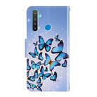 For OPPO Realme 5 / 5i / 6i 3D Colored Drawing Horizontal Flip PU Leather Case with Holder & Card Slots & Wallet(Multiple Butterflies) - 3