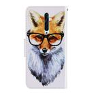 For OPPO Reno 2F 3D Colored Drawing Horizontal Flip PU Leather Case with Holder & Card Slots & Wallet(Fox) - 3