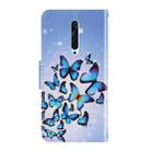 For OPPO Reno 2F 3D Colored Drawing Horizontal Flip PU Leather Case with Holder & Card Slots & Wallet(Multiple Butterflies) - 3