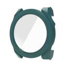 For Garmin Fenix 8 AMOLED  / 8 MIP 51mm Tempered Glass Film Integrated PC Watch Protective Case(Green) - 1