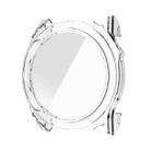 For Garmin Fenix 8 AMOLED 43mm Tempered Glass Film Integrated PC Watch Protective Case(Transparent) - 1
