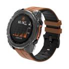 For Garmin Fenix 8 AMOLED 43mm Tempered Glass Film Integrated PC Watch Protective Case(Transparent) - 2