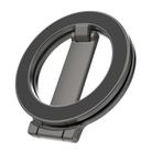 Z-shaped Double-sided Magnetic MagSafe Foldable Ring Phone Holder(Black) - 1