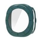 For Samsung Galaxy Watch Ultra 47mm Tempered Glass Film Integrated PC Watch Protective Case(Green) - 1