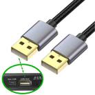 USB2.0 Male to Male Extension Data Charging Cable, Length:0.3m - 2