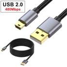 For Garmin GPS Receiver High Speed USB2.0 Version Mini 5 Pin Cable, Length:3m - 3