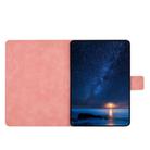 For Amazon Kindle Paperwhite 4 / 3 / 2 Embossed Couple Cat Smart Tablet Leather Case(Pink) - 3