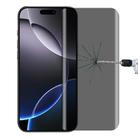 For iPhone 16 Pro Max High Transparency Full Cover Anti-spy Tempered Glass Film - 1