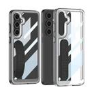 For Samsung Galaxy S24 FE 5G GKK Space Silicone Wristband Phone Case(Black) - 1