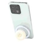 Button Magnetic Air Bag Phone Holder(Beige) - 1