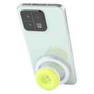 Button Magnetic Air Bag Phone Holder(Fluorescent Green) - 1