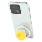 Button Magnetic Air Bag Phone Holder(Yellow) - 1