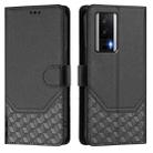 For Redmi K60 / K60 Pro Honeycomb Embossing RFID Leather Phone Case(Black) - 2