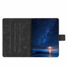 For Samsung Galaxy Tab A9+ Embossed Couple Cat Smart Tablet Leather Case(Black) - 3