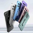For OnePlus 12 Baking Varnish 360 Rotate Holder No Frame PC Phone Case(Blue) - 2