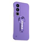 For OnePlus Ace 3V Baking Varnish 360 Rotate Holder No Frame PC Phone Case(Purple) - 1