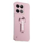 For OnePlus Ace Racing Baking Varnish 360 Rotate Holder No Frame PC Phone Case(Pink) - 1