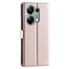 For Xiaomi Poco M6 Pro 4G Voltage Ultra-thin Dot Leather Phone Case(Rose Gold) - 3