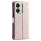 For Xiaomi Poco M6 5G / C65 Global Voltage Ultra-thin Dot Leather Phone Case(Rose Gold) - 3