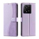 For Xiaomi 13T / 13T Pro Voltage Ultra-thin Dot Leather Phone Case(Purple) - 1