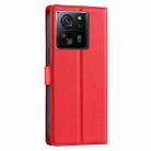 For Xiaomi 13T / 13T Pro Voltage Ultra-thin Dot Leather Phone Case(Red) - 3