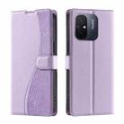 For Xiaomi Poco C55 Voltage Ultra-thin Dot Leather Phone Case(Purple) - 1