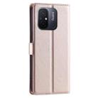 For Xiaomi Poco C55 Voltage Ultra-thin Dot Leather Phone Case(Rose Gold) - 3