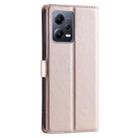 For Xiaomi Poco X5 5G Voltage Ultra-thin Dot Leather Phone Case(Rose Gold) - 3