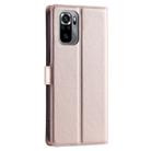 For Xiaomi Poco M5s 4G Global Voltage Ultra-thin Dot Leather Phone Case(Rose Gold) - 3