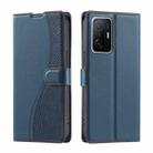 For Xiaomi Mi 11T / 11T Pro Voltage Ultra-thin Dot Leather Phone Case(Blue) - 1