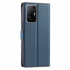 For Xiaomi Mi 11T / 11T Pro Voltage Ultra-thin Dot Leather Phone Case(Blue) - 3