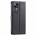 For Xiaomi 12T / 12T Pro Voltage Ultra-thin Dot Leather Phone Case(Black) - 3