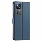 For Xiaomi 12T / 12T Pro Voltage Ultra-thin Dot Leather Phone Case(Blue) - 3