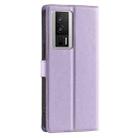 For Xiaomi Poco F5 Pro Voltage Ultra-thin Dot Leather Phone Case(Purple) - 3