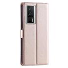 For Xiaomi Poco F5 Pro Voltage Ultra-thin Dot Leather Phone Case(Rose Gold) - 3