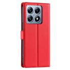 For Xiaomi 14T Voltage Ultra-thin Dot Leather Phone Case(Red) - 3