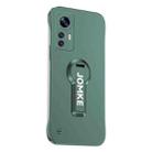 For Xiaomi 12 Baking Varnish 360 Rotate Holder No Frame PC Phone Case(Green) - 1
