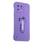 For Xiaomi 13 Baking Varnish 360 Rotate Holder No Frame PC Phone Case(Purple) - 1