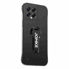 For Xiaomi 14 Baking Varnish 360 Rotate Holder No Frame PC Phone Case(Black) - 1