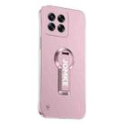 For Xiaomi 14 Pro Baking Varnish 360 Rotate Holder No Frame PC Phone Case(Pink) - 1