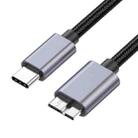 10Gbps USB-C / Type-C 3.1 to Micro B Mobile Hard Disk Adapter Cable, Length:0.3m - 1