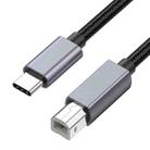 USB-C / Type-C to USB-B BM Printer MIDI Keyboard Adapter Cable, Length:0.3m - 1