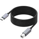 USB-C / Type-C to USB-B BM Printer MIDI Keyboard Adapter Cable, Length:1.8m - 2