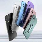 For Redmi K50 Pro Baking Varnish 360 Rotate Holder No Frame PC Phone Case(Pink) - 2