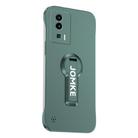 For Redmi K60 Pro Baking Varnish 360 Rotate Holder No Frame PC Phone Case(Green) - 1